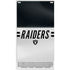 NFL Las Vegas Raiders White Striped Xbox Series S Console Skin
